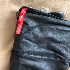 Spanx, Size Small, Faux Leather Leggings